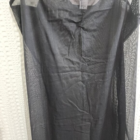 Victoria’s Secret Sheer Black Lace Trim Slip Dress Lingerie Women's Size Medium - Picture 9 of 14